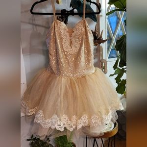 Elisse/EL669 Ballet Costume, Size MA, Cream